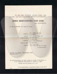 Rouwkaart Anna Margaretha Hoogendijk 1943.jpg